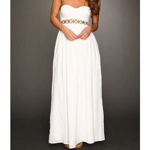 Mara Hoffman White Cutout Casual Maxi Dress size 0